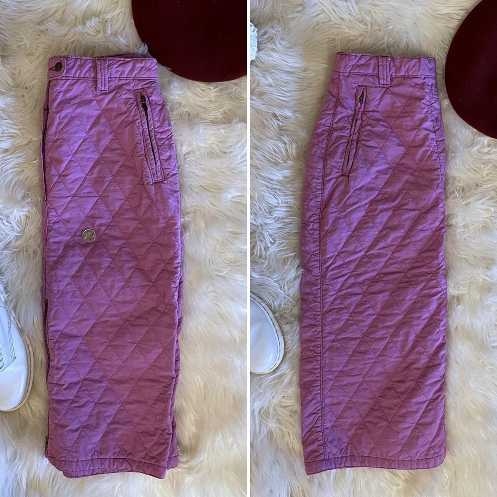 Vintage quilted midi length pencil skirt - Picture 5 of 15